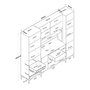 Hanah Home Armario Multiusos JE132 - 3053 Blanco